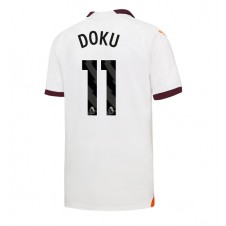 Manchester City Jeremy Doku #11 Bortedrakt 2023-24 Kortermet